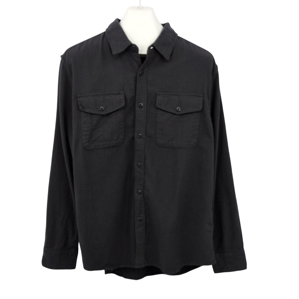 American Eagle Flannel Button Up Shirt Standard Fit Dual Pocket Utility XLarge